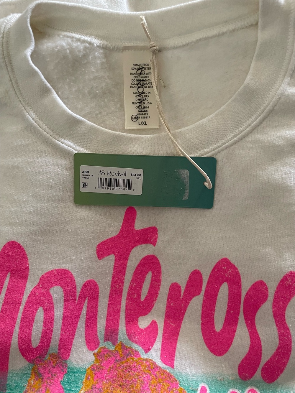 Altar’d State AS Revival Monterosso al Mare Italy Graphic Sweatshirt L/XL - Picture 6 of 7